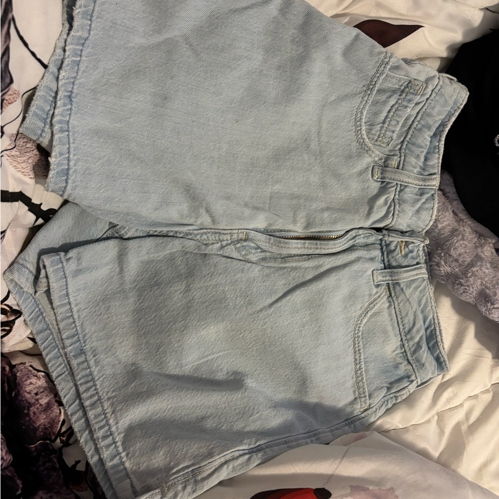 Hollister Light Blue Jean Shorts